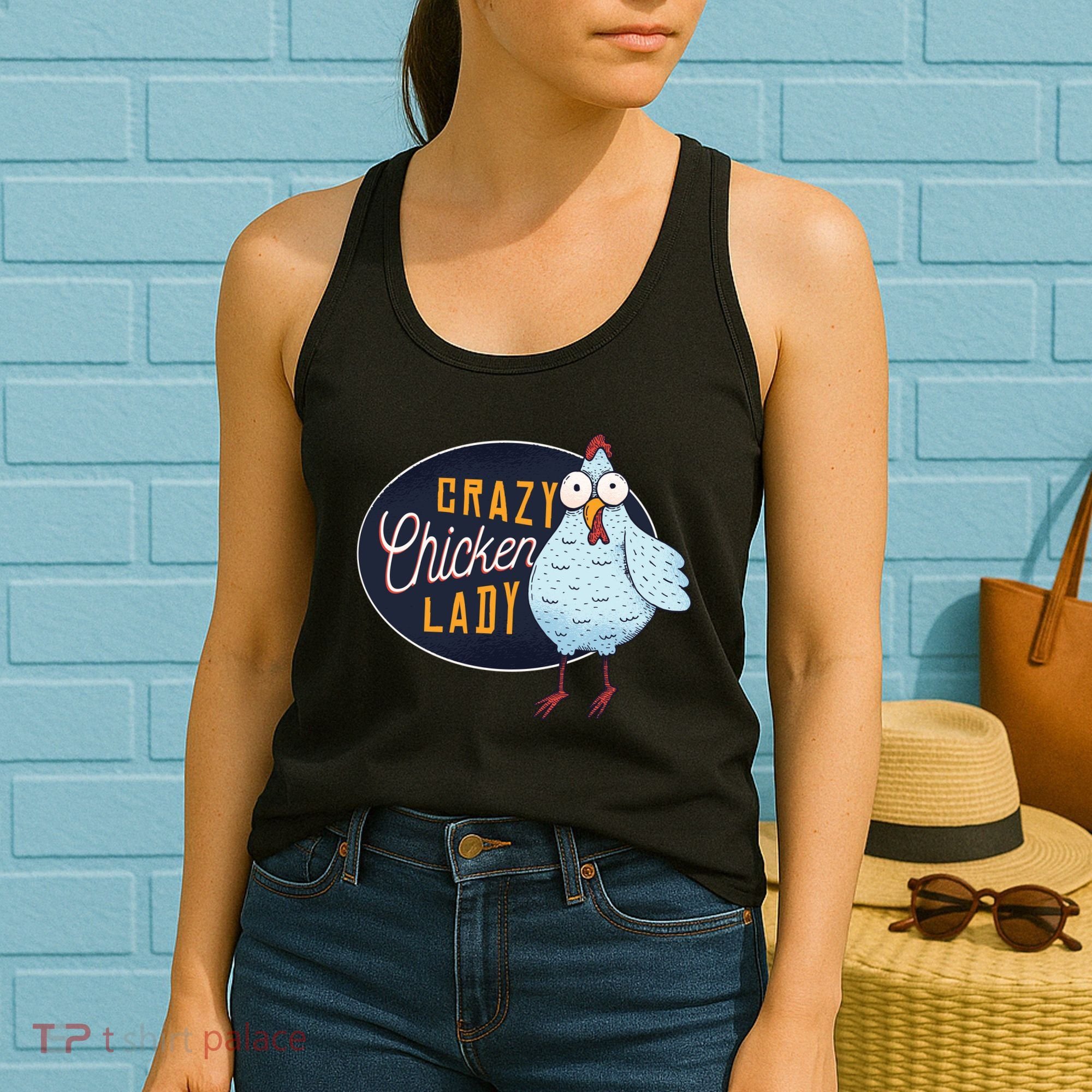 Crazy Chicken Lady Women's Tank Top