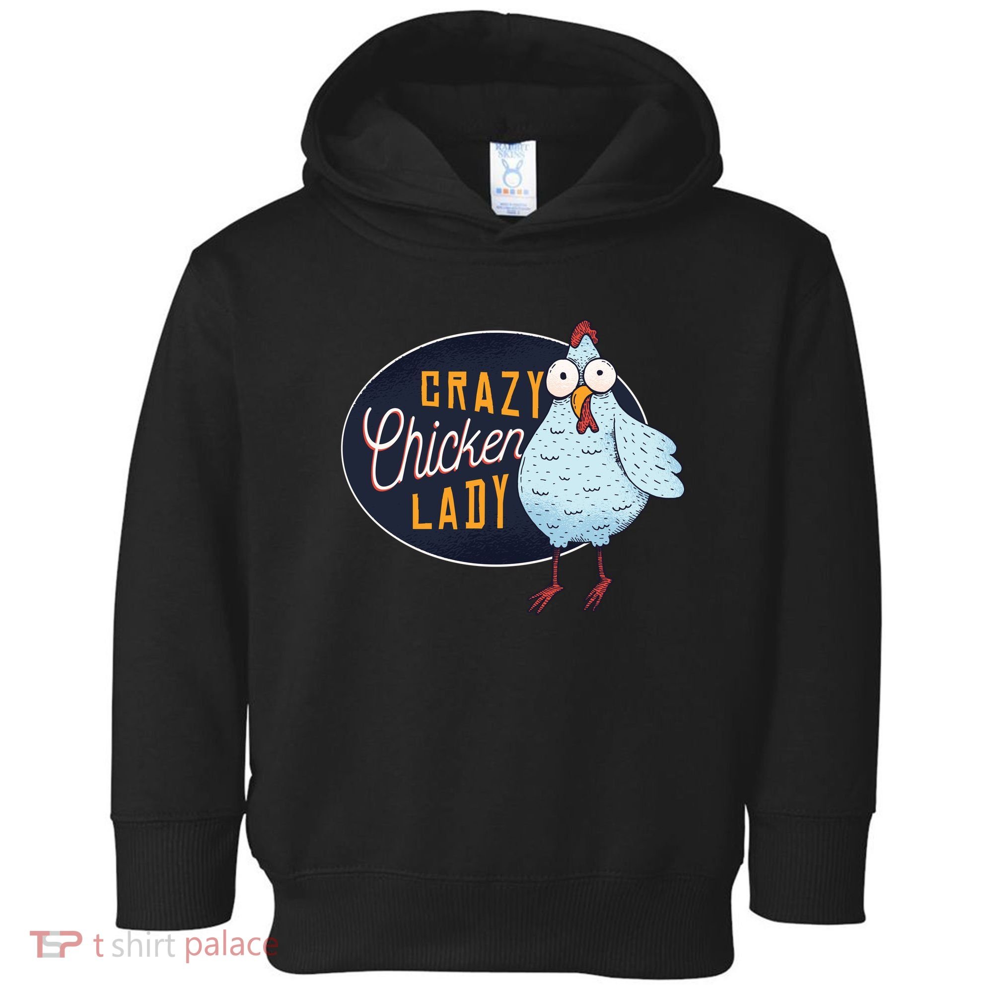 Crazy Chicken Lady Toddler Hoodie