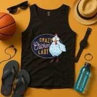 Crazy Chicken Lady Tank Top thumb 4