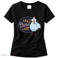 Crazy Chicken Lady Women's T-Shirt thumb 0