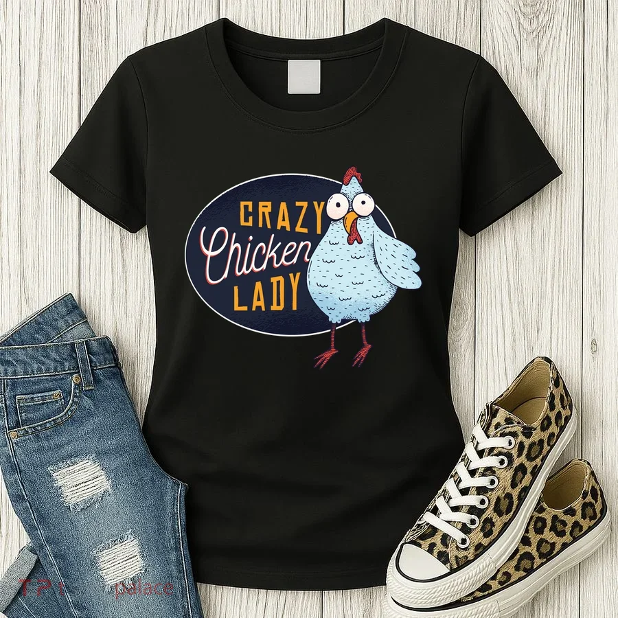 Crazy Chicken Lady Women's T-Shirt