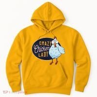 Crazy Chicken Lady Hoodie thumb 0