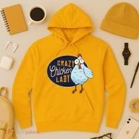 Crazy Chicken Lady Hoodie thumb 3