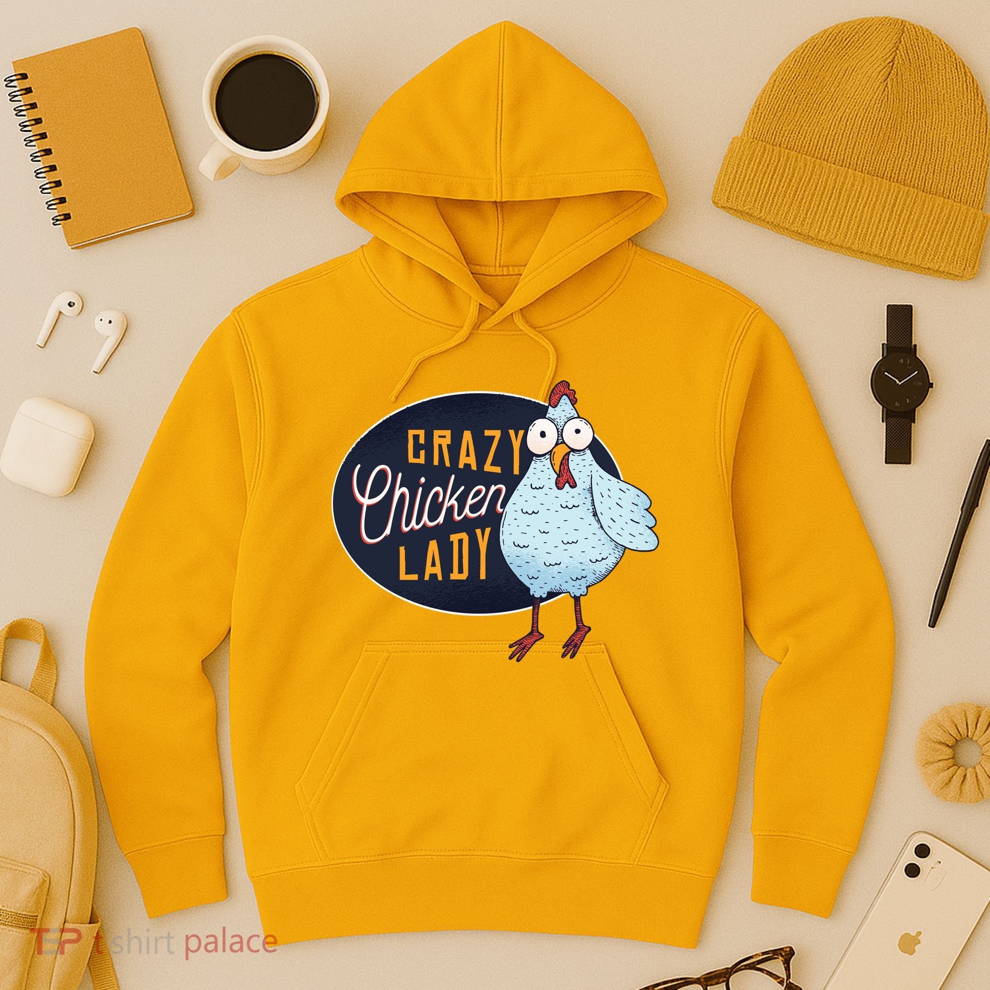 Crazy Chicken Lady Hoodie