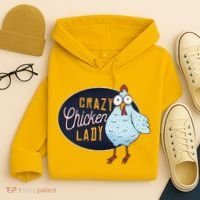 Crazy Chicken Lady Hoodie thumb 4