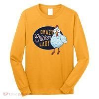 Crazy Chicken Lady Long Sleeve Shirt thumb 0