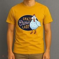 Crazy Chicken Lady T-Shirt thumb 3