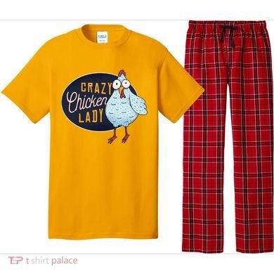 Crazy Chicken Lady Pajama Set