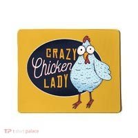 Crazy Chicken Lady Mousepad thumb 0