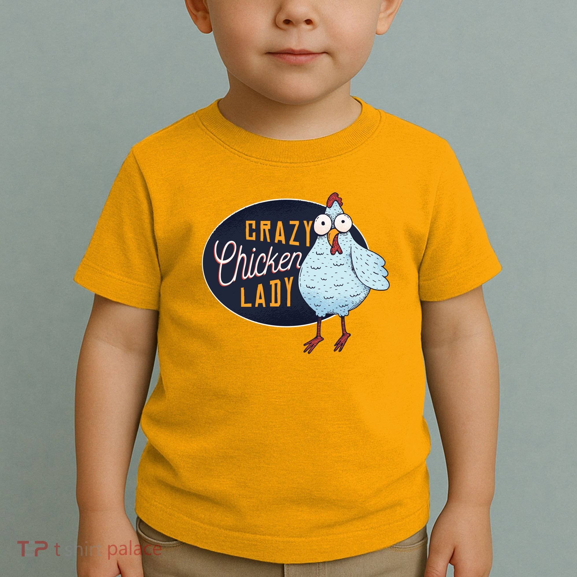 Crazy Chicken Lady Toddler T-Shirt