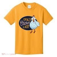 Crazy Chicken Lady Kids T-Shirt thumb 0