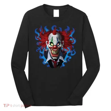 Crazy Clown Long Sleeve Shirt