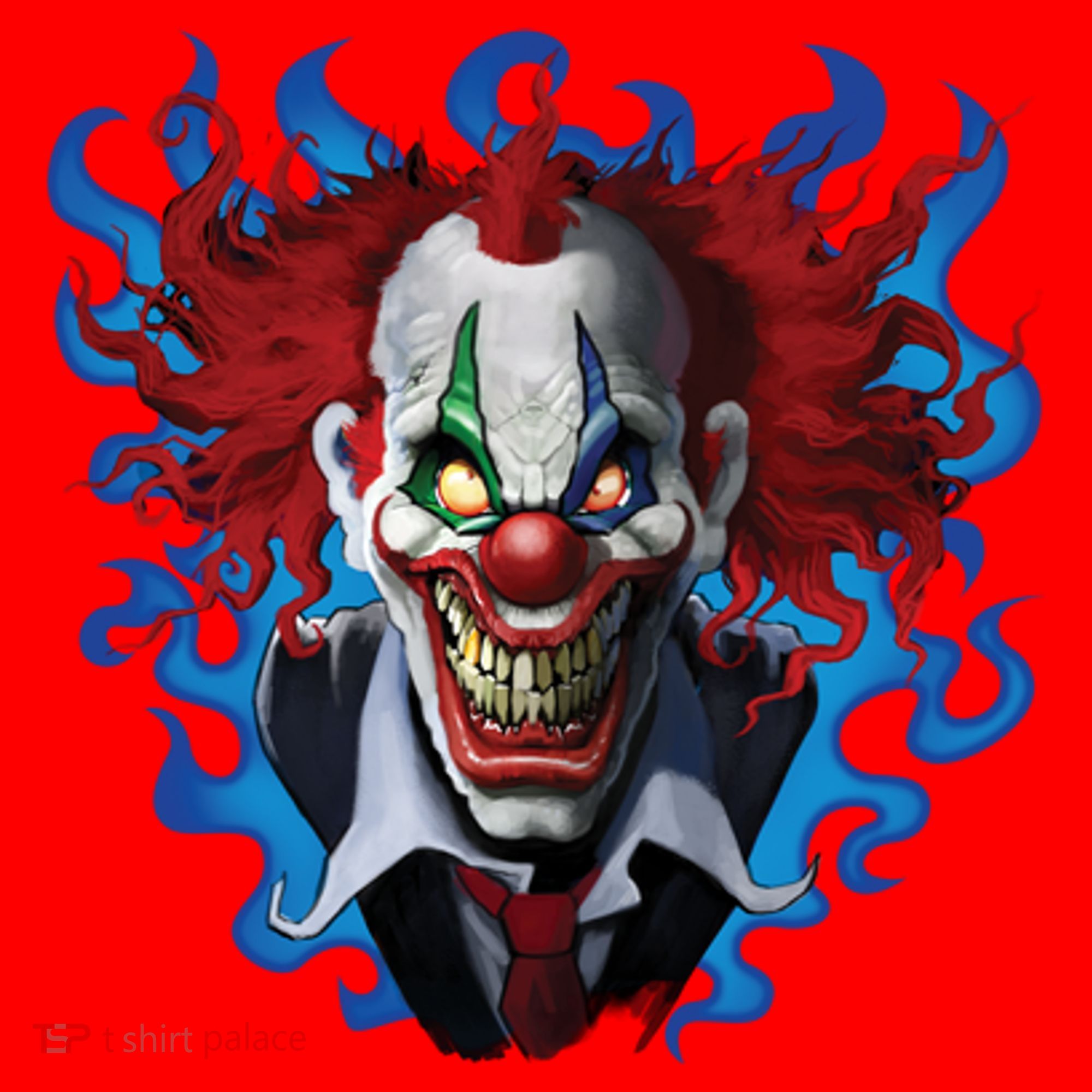 Crazy Clown Santa Hat