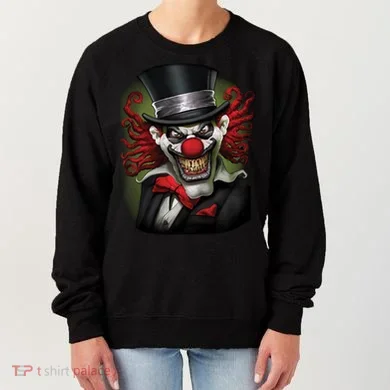 Crazy Clown Smiling Women's Sweatshirt