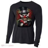Crazy Clown Smiling Cooling Performance Long Sleeve Crew thumb 0