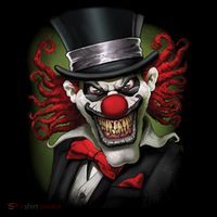 Crazy Clown Smiling Cooling Performance Long Sleeve Crew thumb 2