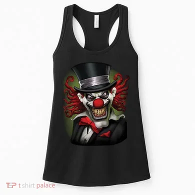 Crazy Clown Smiling Women's Tank Top