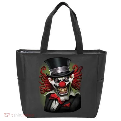 Crazy Clown Smiling Tote Bag