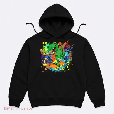 Crazy Cool Skateboarding T-Rex Hoodie