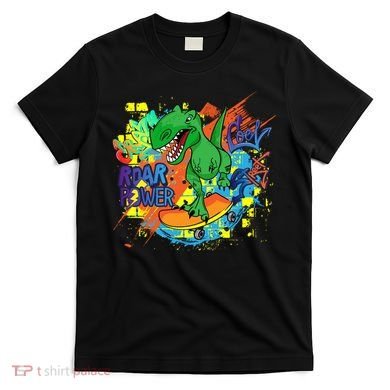 Crazy Cool Skateboarding T-Rex T-Shirt