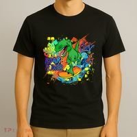 Crazy Cool Skateboarding T-Rex T-Shirt thumb 3