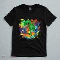 Crazy Cool Skateboarding T-Rex T-Shirt thumb 5