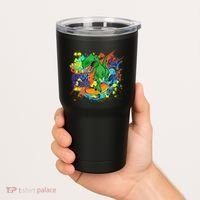Crazy Cool Skateboarding T-Rex Tumbler thumb 2