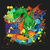 Crazy Cool Skateboarding T-Rex Tumbler thumb 3