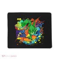 Crazy Cool Skateboarding T-Rex Mousepad thumb 0
