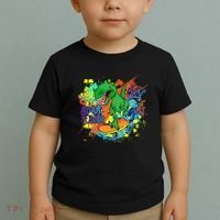 Crazy Cool Skateboarding T-Rex Toddler T-Shirt thumb 2