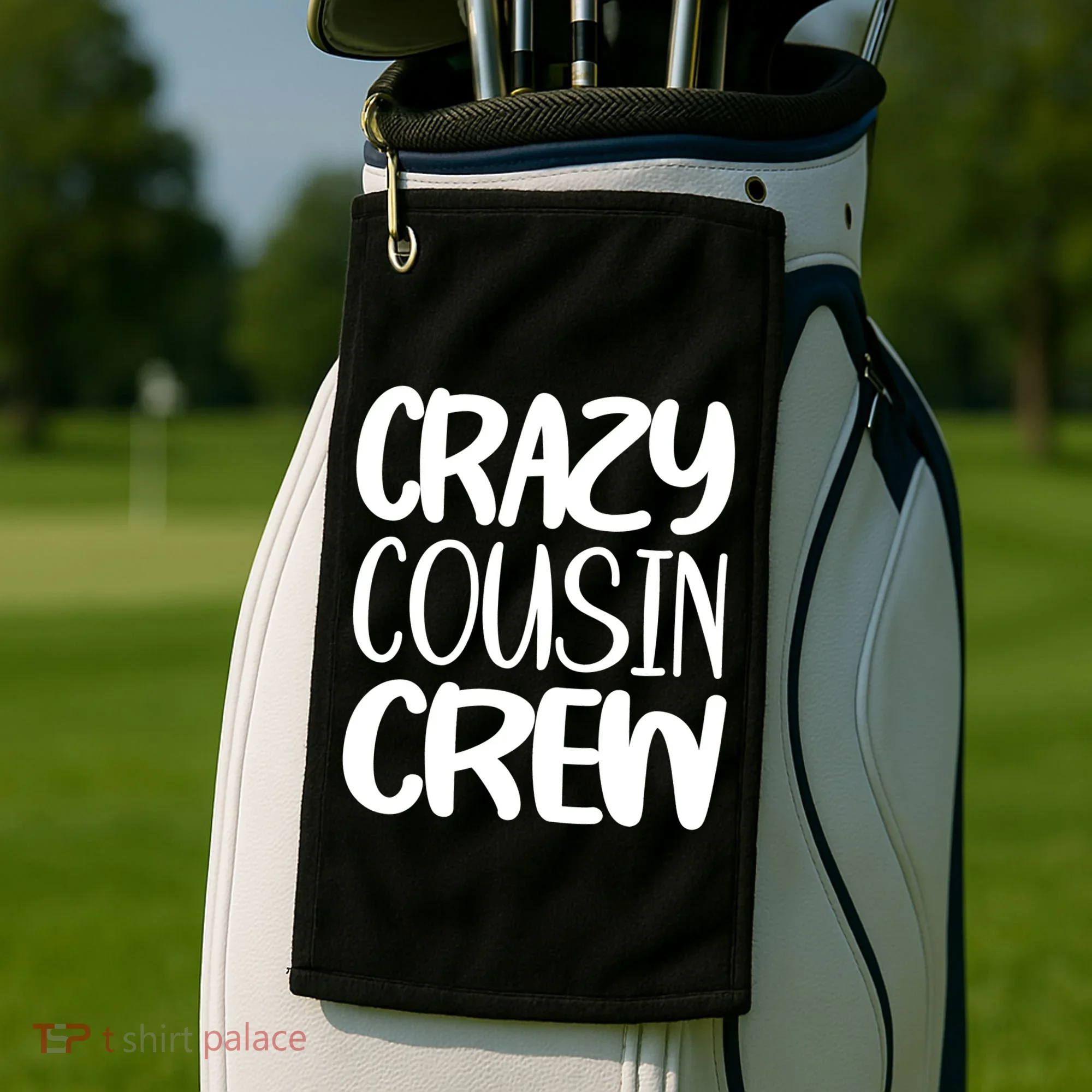 Crazy Cousin Crew Golf Towel