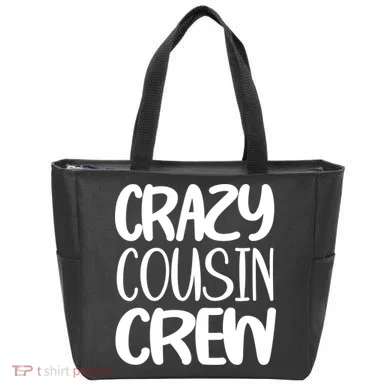 Crazy Cousin Crew Tote Bag