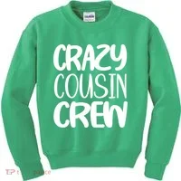 Crazy Cousin Crew Kids Sweatshirt thumb 0