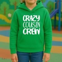Crazy Cousin Crew Kids Hoodie thumb 3