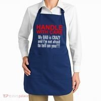 Crazy Dad - Handle With Care Funny Apron thumb 2