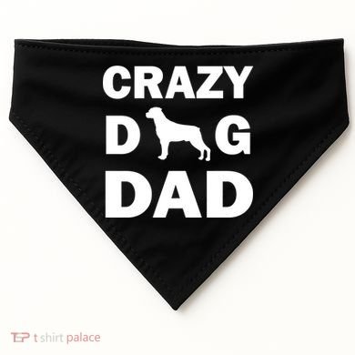 Crazy Dog Dad USA-Made Doggie Bandana