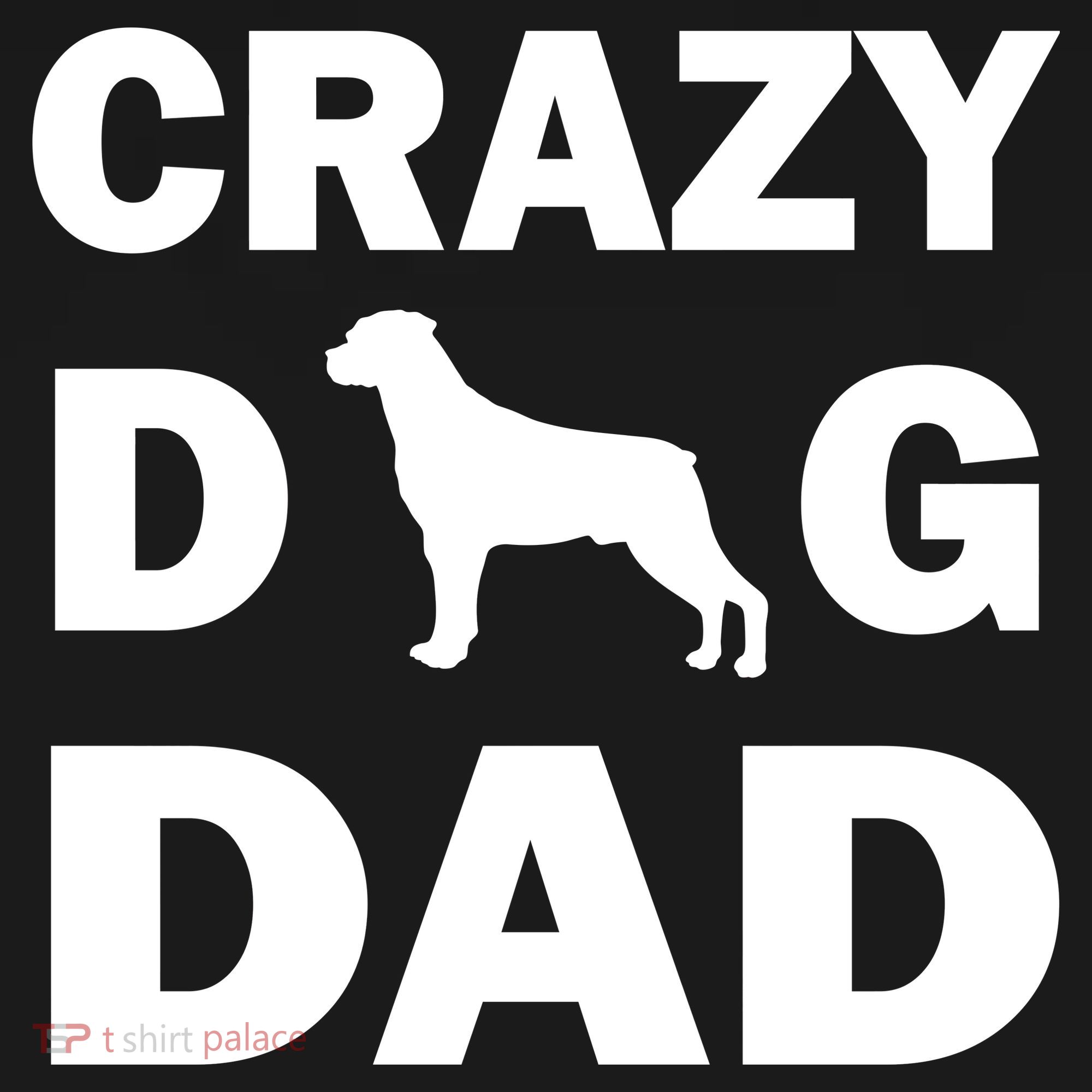Crazy Dog Dad USA-Made Doggie Bandana