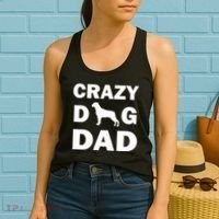 Crazy Dog Dad Women's Tank Top thumb 2