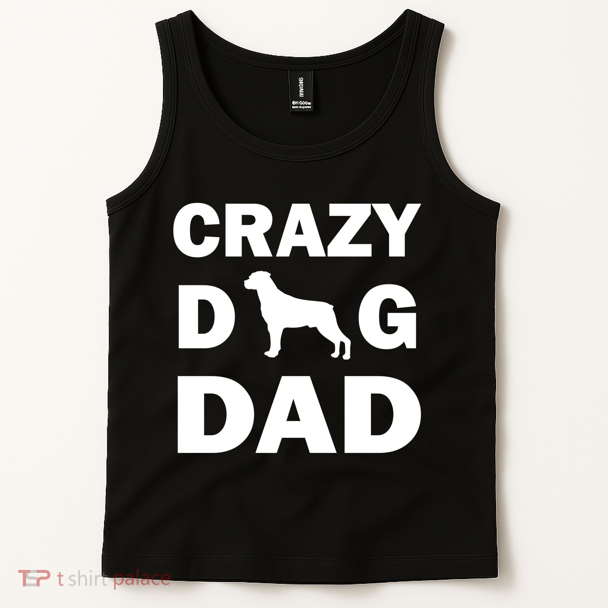 Crazy Dog Dad Tank Top