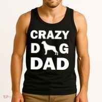 Crazy Dog Dad Tank Top thumb 3