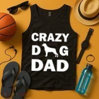 Crazy Dog Dad Tank Top thumb 4