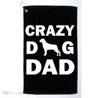 Crazy Dog Dad Golf Towel thumb 0