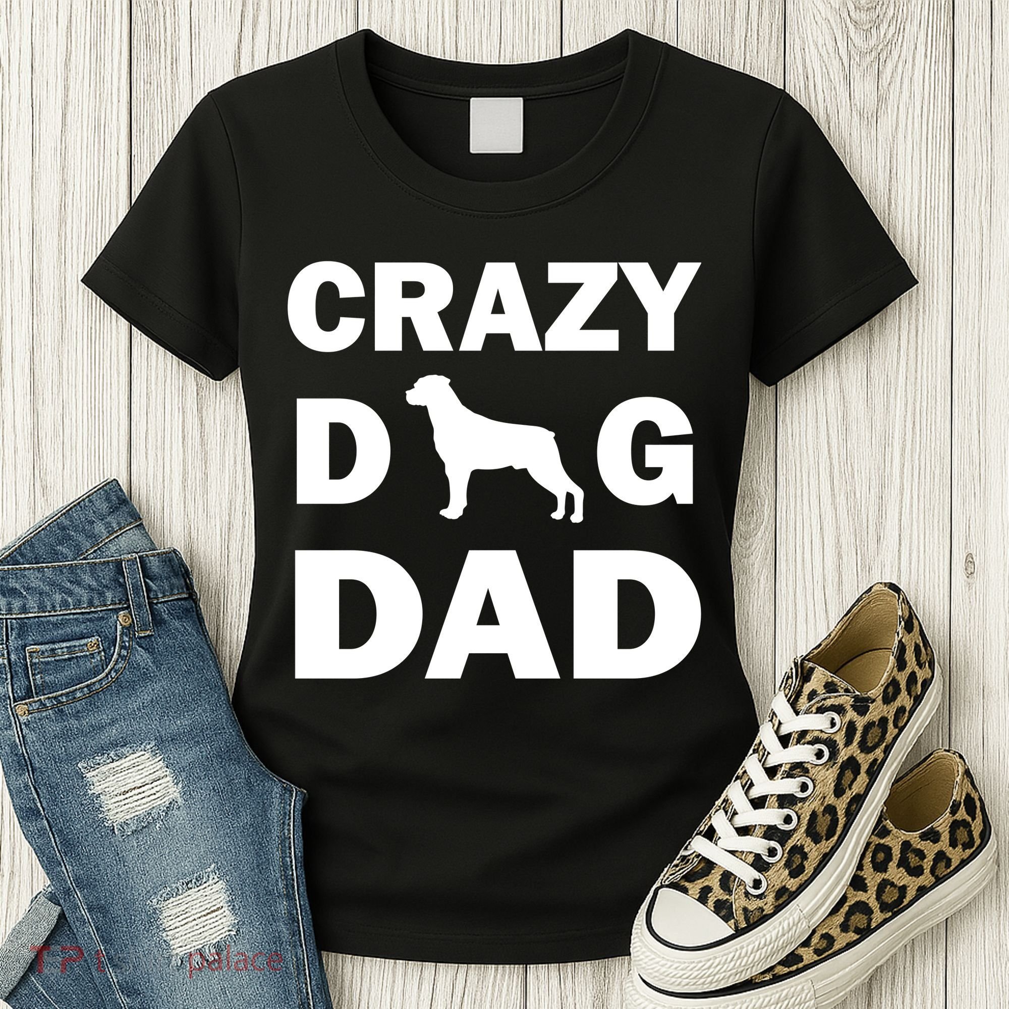 Crazy Dog Dad Women's T-Shirt
