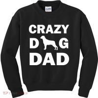 Crazy Dog Dad Kids Sweatshirt thumb 0