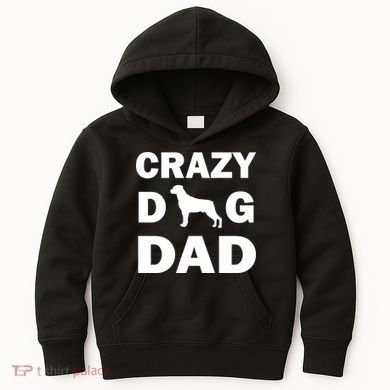 Crazy Dog Dad Kids Hoodie