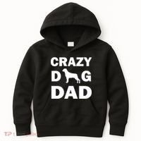 Crazy Dog Dad Kids Hoodie thumb 0