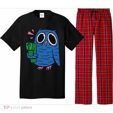 Crazy Owl Gun Pajama Set
