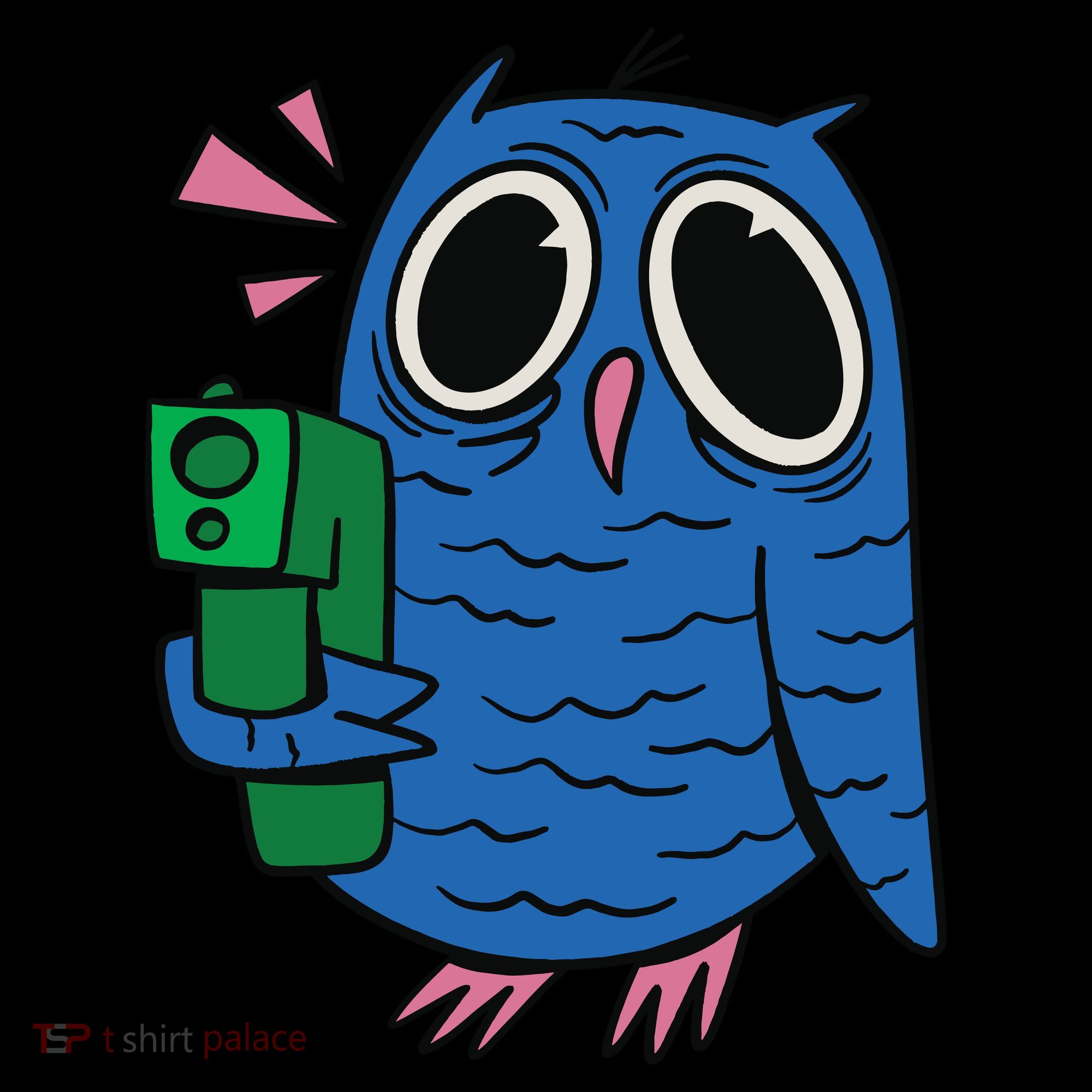Crazy Owl Gun Women's Tank Top