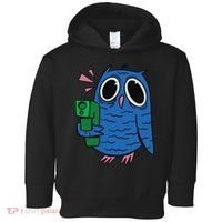 Crazy Owl Gun Toddler Hoodie thumb 0