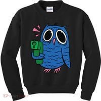 Crazy Owl Gun Kids Sweatshirt thumb 0